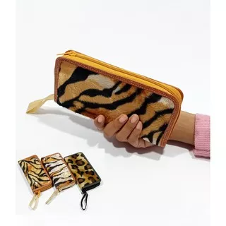 Dompet Motif Kulit Harimau 1 Resleting