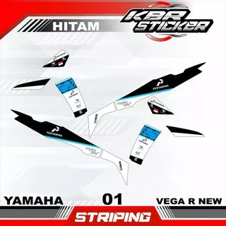 VEGA R NEW stiker motor striping VEGA R NEW motor yamaha motor sticker variasi Racing 01