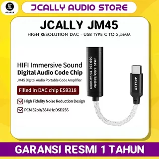 JCALLY JM45 HiRes Audio Portable Amplifier DAC USB Type C to 3,5mm 32bit/384kHz