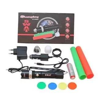 Paket Senter Swat Police lalin cone Zoom Recharge Bai chuan 8460-1