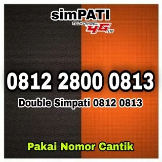 Nomor Cantik Simpati 081228000813 Kartu Perdana Double Operator Telkomsel Nomer Rapih 0812 2800 0813