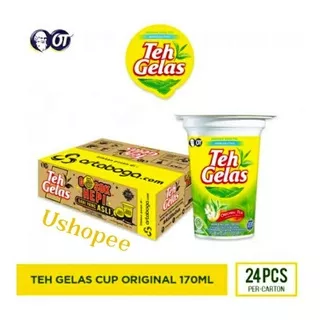 Teh gelas cup {1dus isi 24 cup}