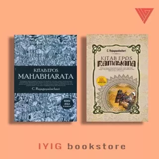 paket buku kitab epos mahabharata/kitab epos ramayana edisi asli hardcover