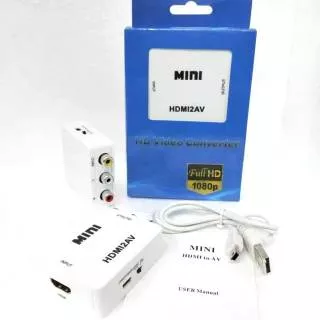 HDMI to AV RCA CVBS Converter Adaptor MINI VIDEO HDMI2AV Mini Box