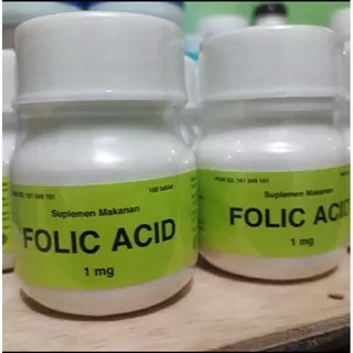 Asam folat 1 mg / Folic acid 1mg per pot