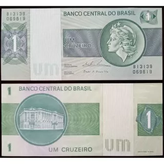 Uang Kuno Brazil/ Brasil 1 Cruzeiro aUNC