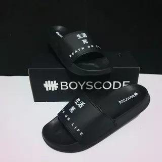 Sendal Selop Pria Original Boyscode Death Or Life | Sandal Slide Pria | Sandal Casual Pria