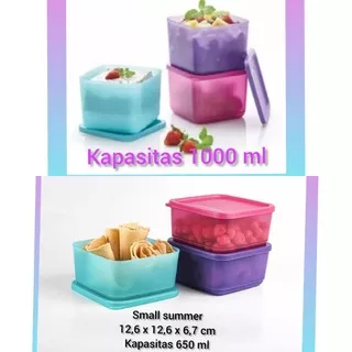 kotak makan / toples / kotak bekal Tupperware tanpa sekat