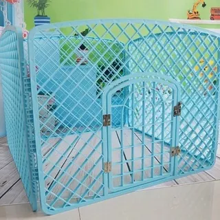 kandang pagar anjing kucing smart fence | dog cage portable dog fence | kandang hewan plastik import | pagar kandang hewan portable | kandang anjing kucing plastik portable