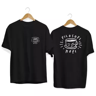 KAOS FILOSOFI KOPI PENCANDU KOPI - KAOS PENIKMAT KOPI DISTRO PREMIUM