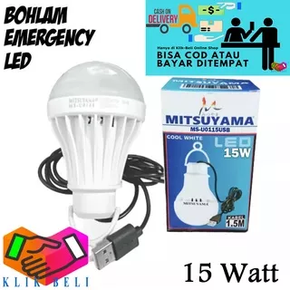 Bohlam USB 15 Watt Lampu LED Mitsuyama MS-U0115USB Kabel 1,5 Meter