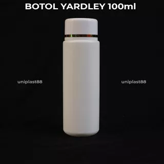 Botol Yardley 100ml Putih List Gold / Botol Toner 100 ml