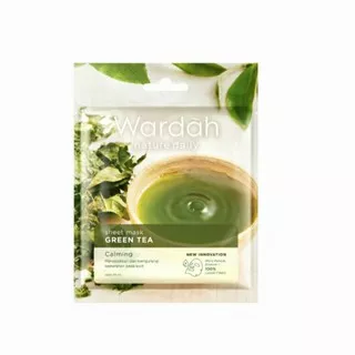 Wardah Sheet Mask - Green Tea (Ready Stok)