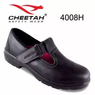 Sepatu Safety Cheetah 4008H / Safety Shoes Cheetah 4008 Black Original