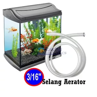 Selang Aerator Aquarium 3/16 inch PER METER/AERATOR AQUARIUM/AQUASCAPE/GELEMBUNG AQUARIUM/SELANG/SELANG AQUARIUM/GELEMBUNG UDARA/AKUARIUM/SELANG AERATOR/AKSESORIS AQUARIUM