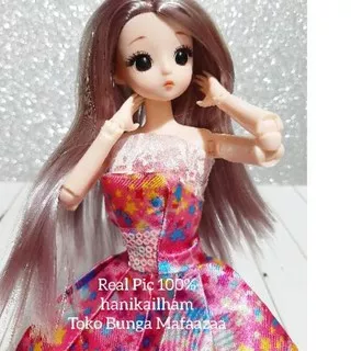 PROMO BESAR KODE-655 BONEKA BARBIE FREYA DOLL BONEKA PIVOTAL BJD 20 SENDI MATA 3 DIMENSI 3D EYES