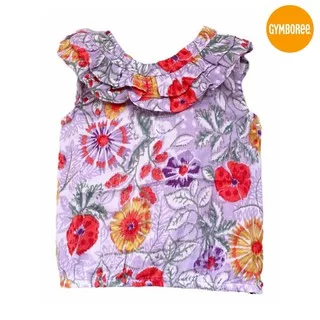 Gymboree Girls Ruffle Neck Top