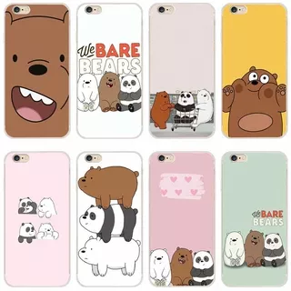 iphone 5 5s se 6 6s plus 7 plus 8 Case TPU Soft Silicon Protecitve Shell Phone casing Cover cute We Bare Bears