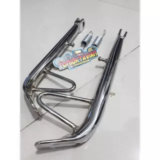 Standar motor rx king standar samping krom chrome motor rx king vixion klx ninja r rr byson dll