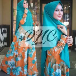 Gamis Flowy Syar`i - 9warna