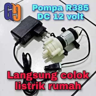 Pompa Air mini R385 Plus Adaptor