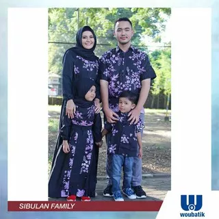 SAROJA BATIK Couple Sibulan ungu mix Ballotelli sarimbit batik couple batik keluarga