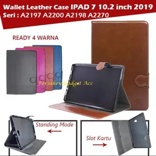 iPad 7 8 10.2 10,2 inch 2019 7th 8th Gen Wallet Leather Flip Soft Cover Case Casing Softcase Kesing