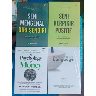 buku motivasi SENI MENGENAL DIRI SENDIRI, SENI BERFIKIR POSITIF, THE PSYCHOLOGY OF MONEY, THE POWER