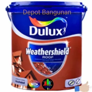 Cat Genteng Dulux Weathershield Roof Ready Mix 2.5 Liter PAKET