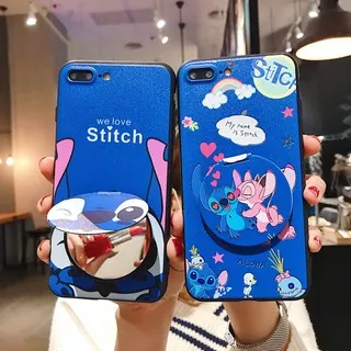 Soft Case Desain Kartun Stitch Dengan Cermin Untuk Redmi 8 7a 6 6a 5 5a 4a 4x S2 5plus K20 Pro