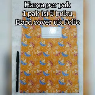 Buku tulis hard cover folio