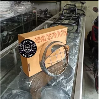 aksesoris..pet grill lampu vespa primavera dan lx