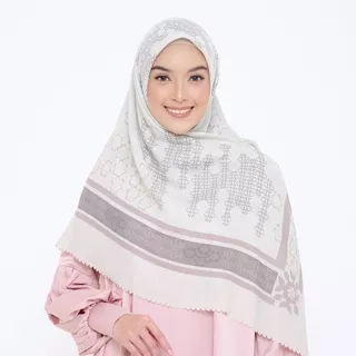 BIA x Dewi Fitri - Edna Almond Scarf Kerudung Segi Empat - Edisi Hagia Sophia