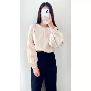 Marchiel Official - Avril Blouse | Korean style puffy long puffy sleeves top