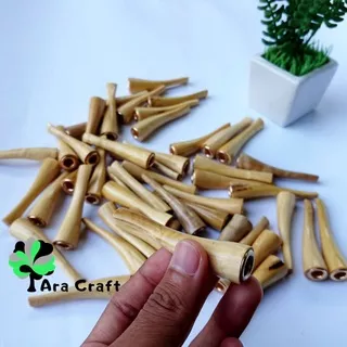 Once Pipa Mini Kayu Kemuning Premium/Pipa Rokok Mini Kayu Kemuning/Pipa Once Kayu Kemuning Gading/Panjang 7 cm