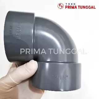 Elbow PVC 2.5 D Elbo Knie Knee Keni Sambungan Pipa PVC Power / Rucika