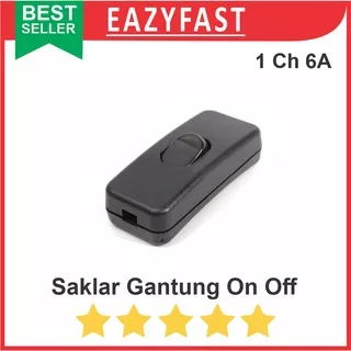 Saklar Kabel Gantung 1 Tombol Switch On Off Lampu