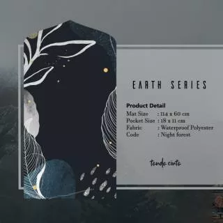 Sajadah Travel | Sajadah Saku - Earth series Night Forest (Big Size)