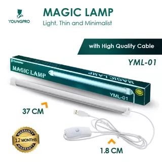 YOUNGPRO MAGIC LAMP LAMPU LED PANJANG PORTABLE EMERGENCY 26cm 37cm 52cm