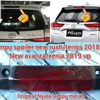 Lampu Stop Spoiler All New Terios 2018 2019 2020 2021 Original / Lampu Spoiler Belakang Mobil Terios 2018