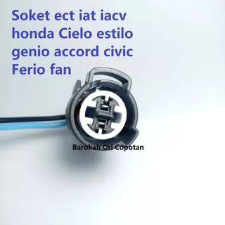 Soket ect iat iacv honda Cielo estilo genio accord civic Ferio fan switch vtec oil pressure 2pin 2ka