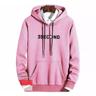 Hoodie Jumbo Pulover Pria Dan Wanita / Hoodie 3second / Hoodie Distro Premium Flece Tebal Termurah