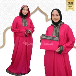 Mukena Dewasa Hoodie Terbaru Premium Bahan Mukena Bali Rayon Mukenah Mukena Bali Renda Polos 2021