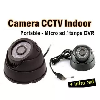 INDOOR CAMERA CCTV PORTABLE / MICRO SD CCTV / MEMORY MICRO TANPA DVR + Adaptor / CCTV Murah / CCTV