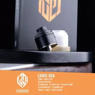 CANDI RDA 22mm (Single Coil) by Rhomedal Authentic Murah