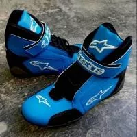 sepatu drag alpinestar K2 biru / sepatu touring