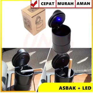 ASBAK MOBIL LED / CAR ASHTRAY / ASBAK ROKOK PORTABLE SERBAGUNA