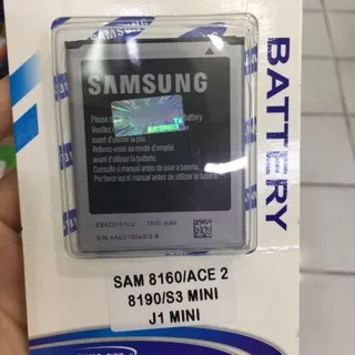 Baterai Samsung GT-i8160 / i8190 / Samsung S3 Mini / Samsung Ace 2 /S7562/S7560/i8160/J1 Mini /J105