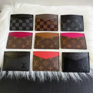 LV CARD HOLDER 4MOTIF KULIT BERSERAT