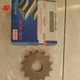 Gear gir depan Suzuki THUNDER 125 14t tahun 2005-2010 original sgp